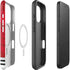 NHL Blackhawks Red Stripes iPhone 16 Pro Magsafe Impact Case